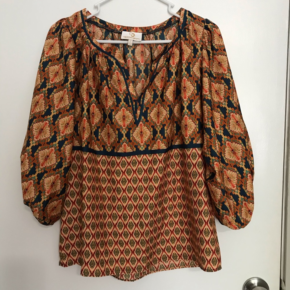 Collective Concepts Women’s Boho Flowy Top